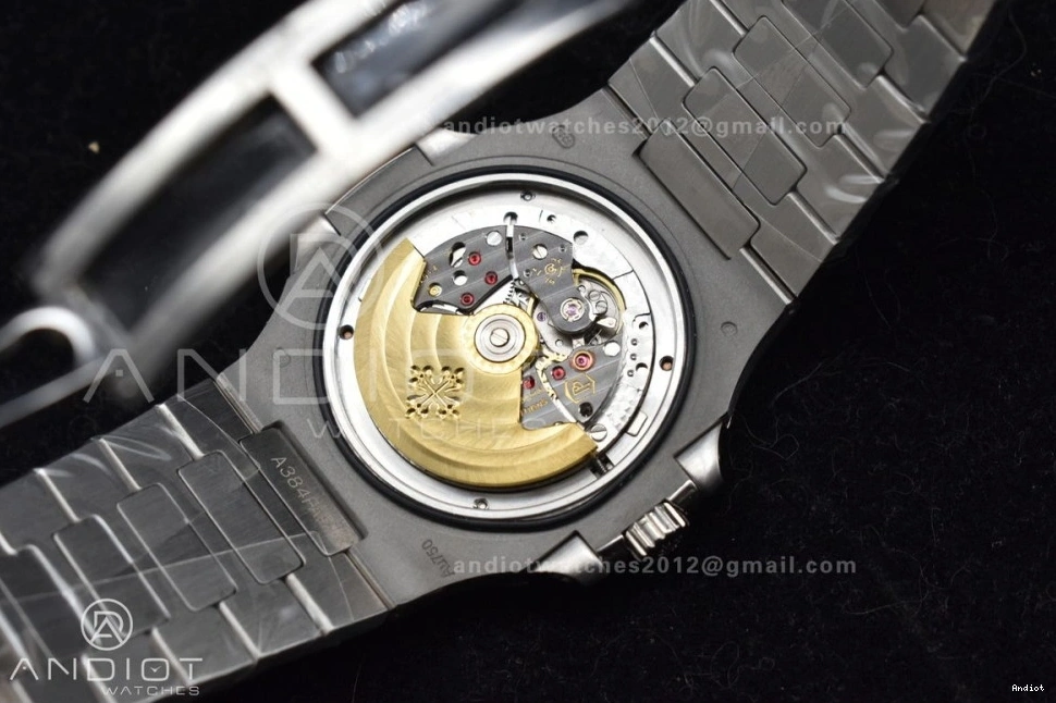 TWF Diamonds Nautilus A324 5711 Bracelet Bezel Full Diamonds SS on & Dial 1116